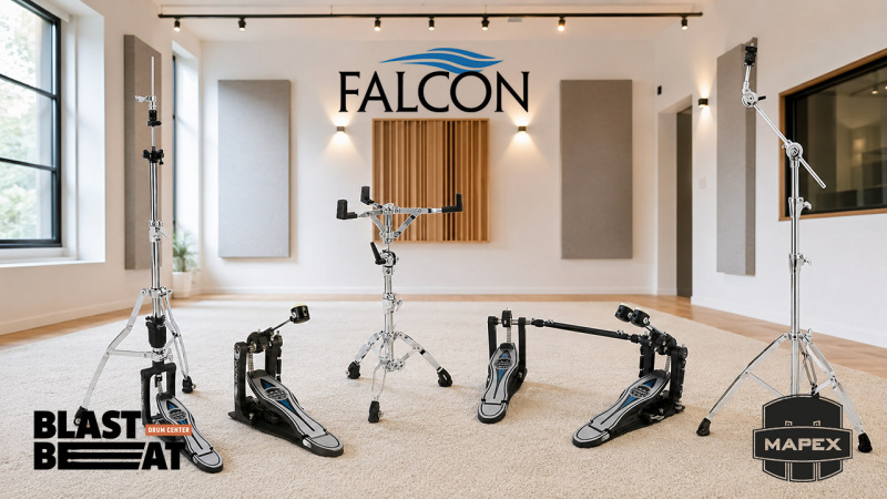 Топовое железо от Mapex: педали и стойки Falcon