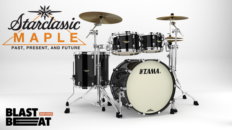 Топовая кленовая установка Starclassic Maple Lacquer Finish от компании Tama